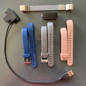 Fitbit Alta with 4 bands